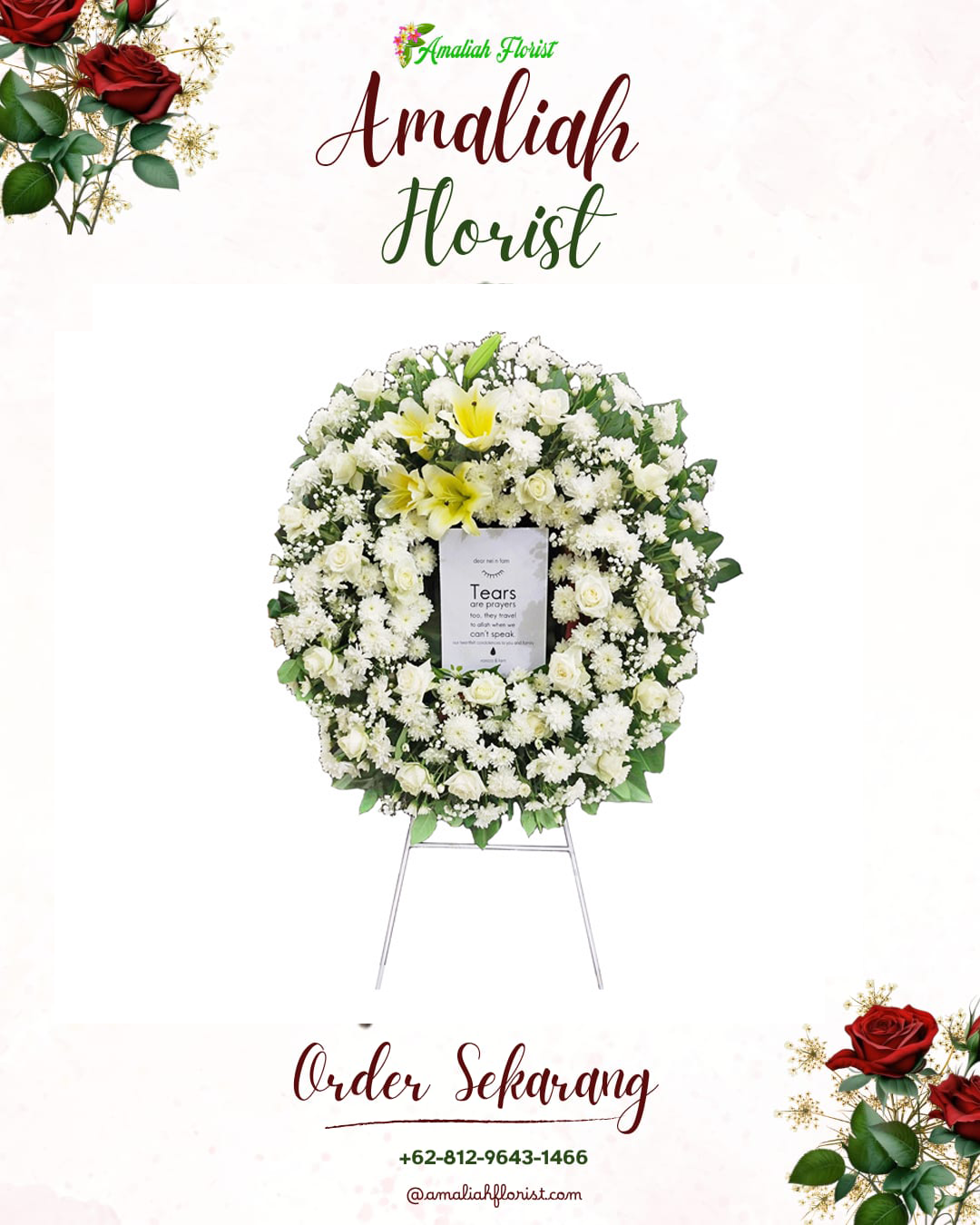 Krans Bunga Duka Plupuh